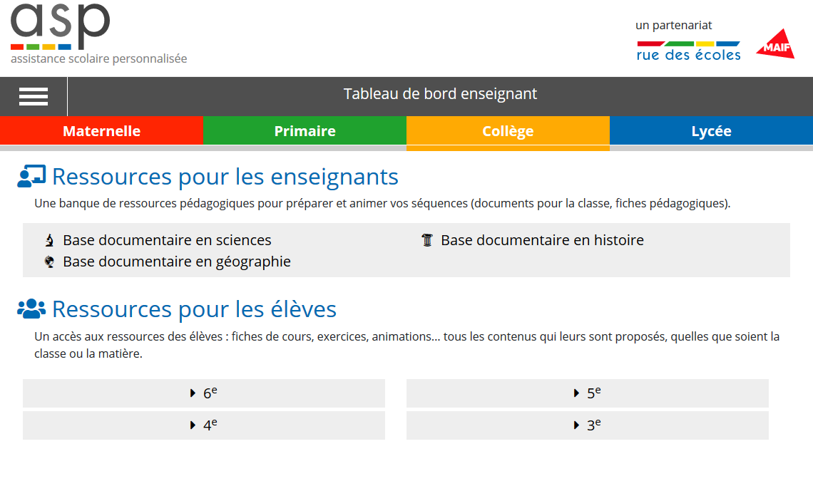 Découvrir L'Assistance Scolaire Personnalisée (ASP)